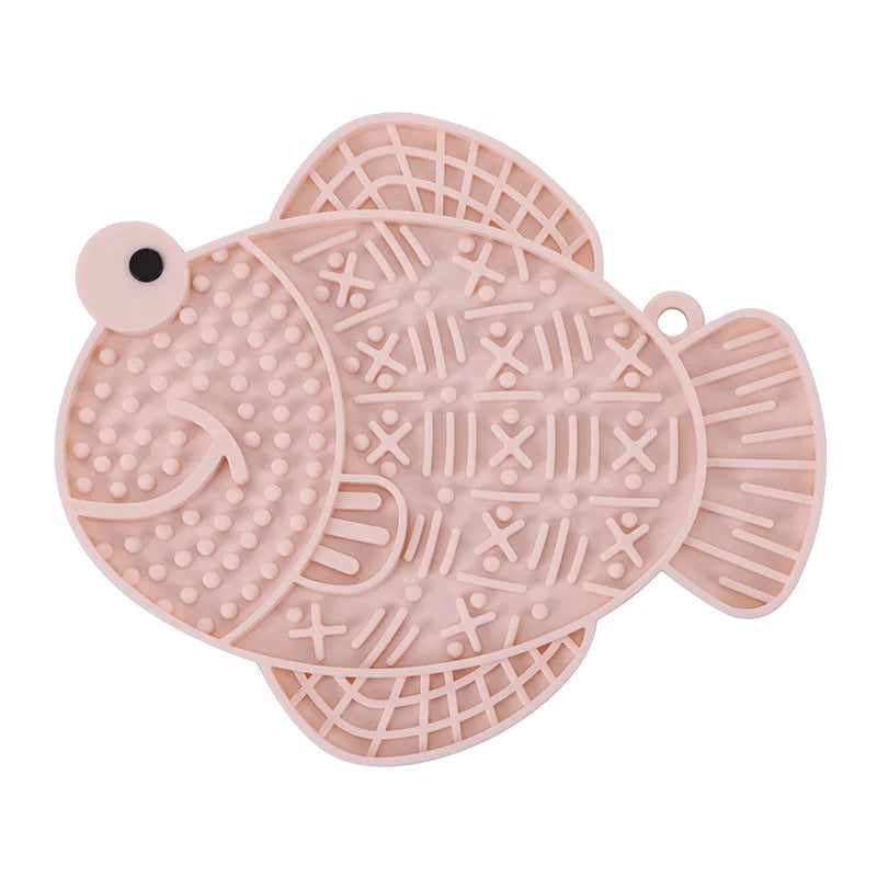 Slow Feeder Leckmatte für Hunde und Katzen mit Saugbasis aus Silikon