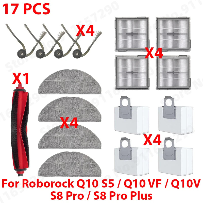 Praktisches Zubehörset für vielfältige Staubsaugerreinigung und Pflege