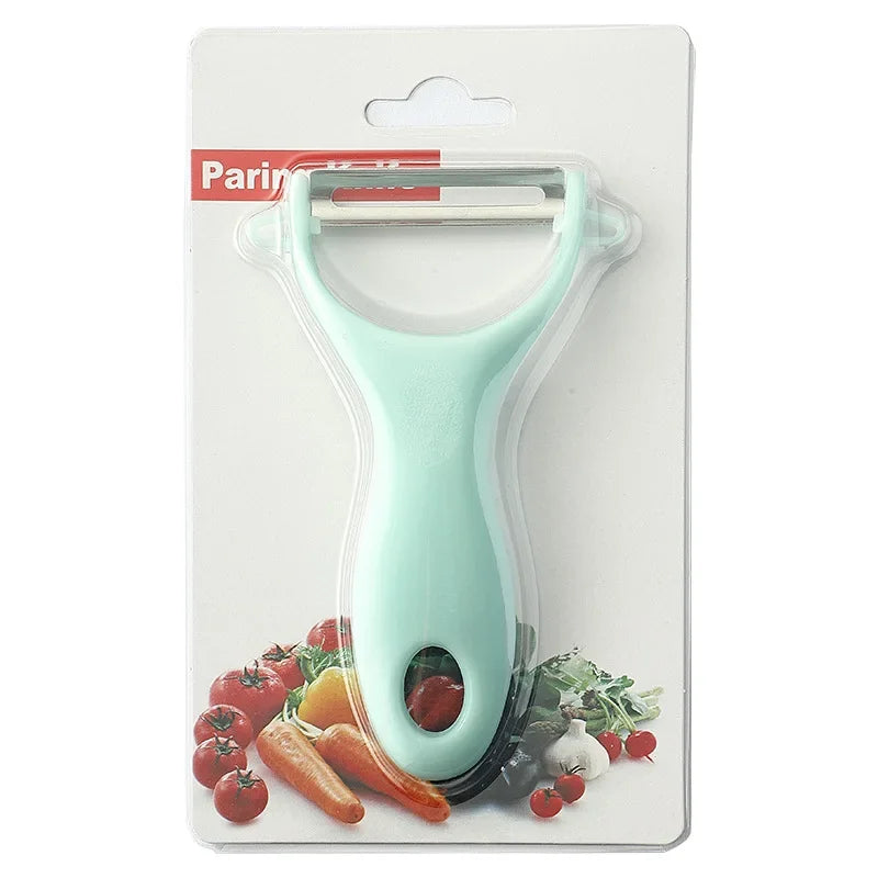 Edelstahl Schäler Hobel für Obst Gemüse Kartoffel Apfel Gurke