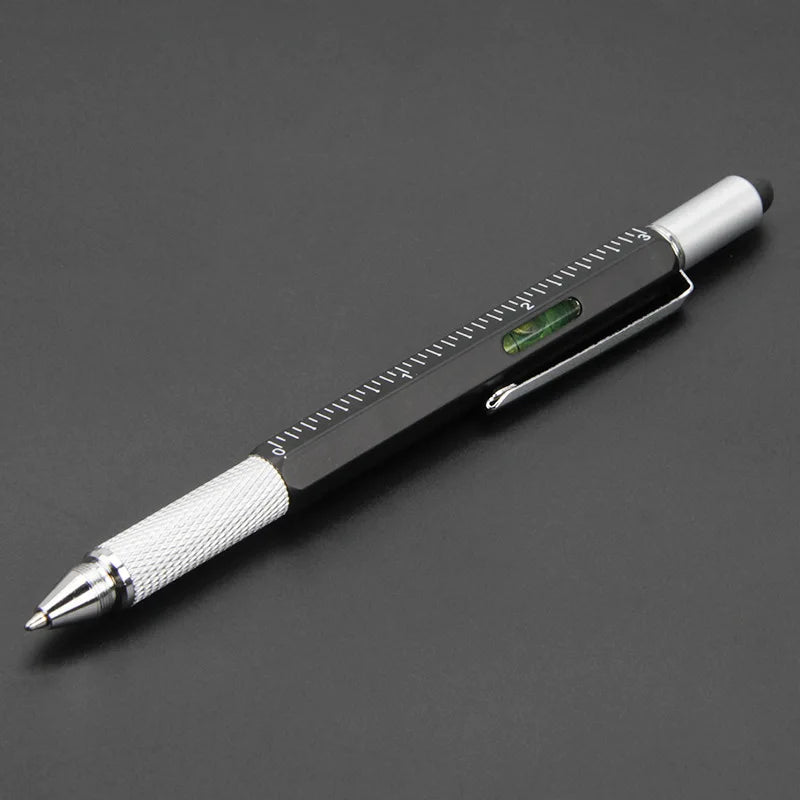 7-in-1 Multifunktions Kugelschreiber mit Touchpen Schraubendreher Lineal