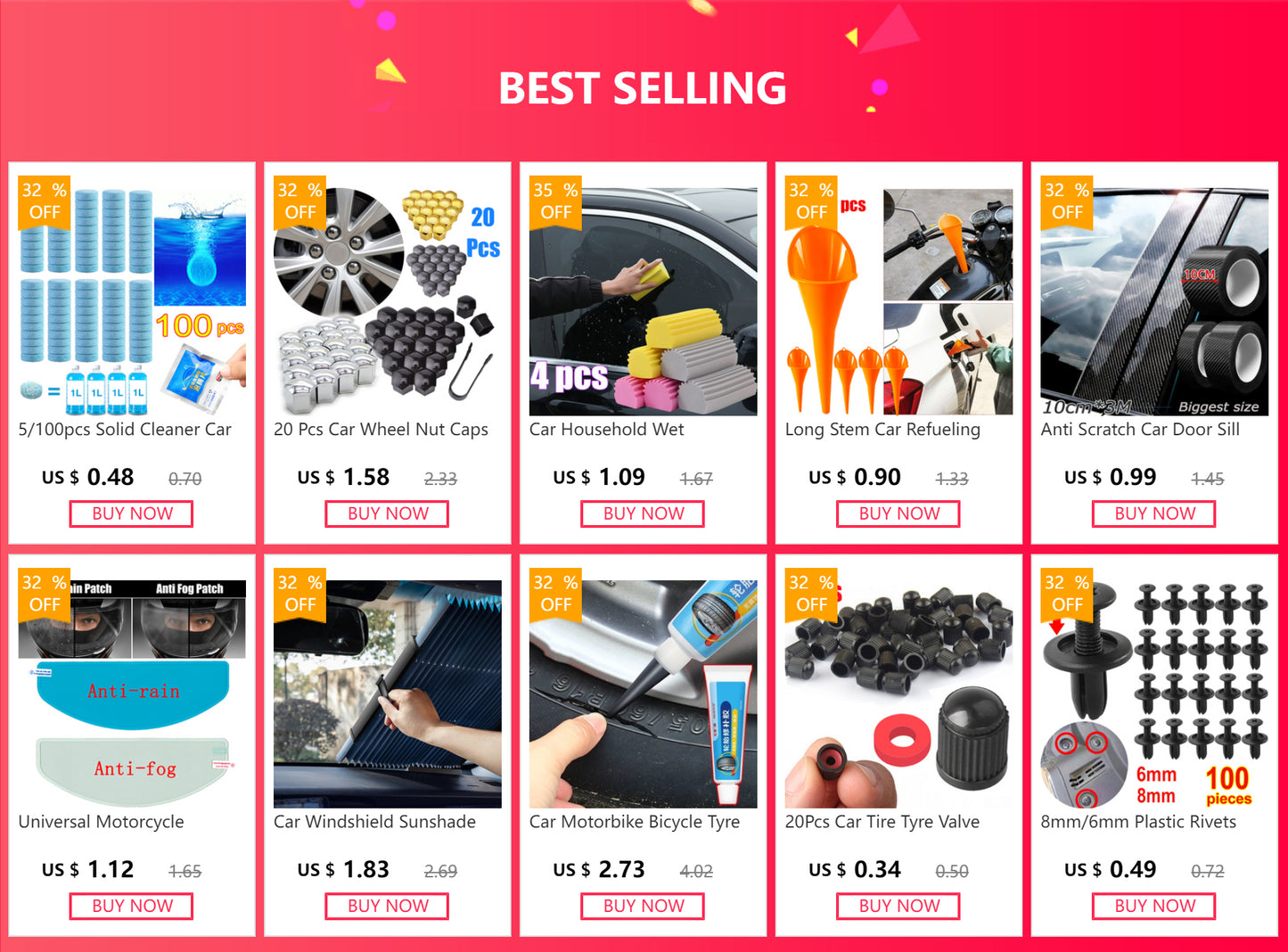 Praktische Auto Kopfstützenhaken für Innenraumorganisation