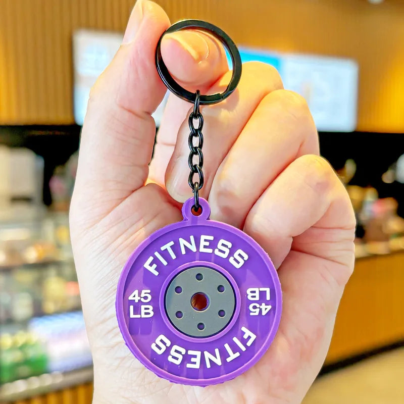 Mini Hantel Schlüsselanhänger Rucksackanhänger Fitnessstudio Geschenk