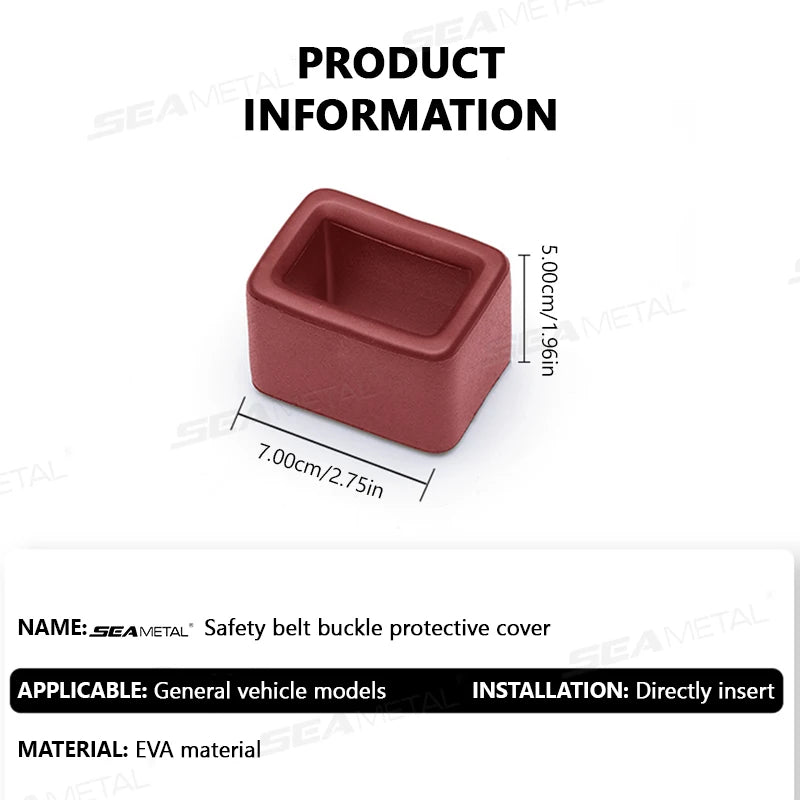 Weicher EVA Sicherheitsgurt Schutz mit Aufbewahrung für Autozubehör