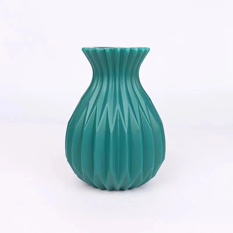 Nordische dekorative Blumenvase Kunststoff Imitat Keramik Wohnzimmerdeko