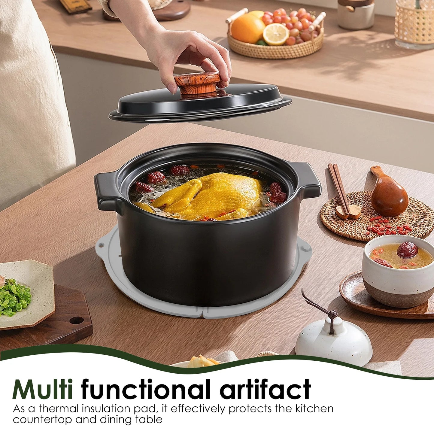 Silikon Spritzschutz faltbar für Bratpfannen 10 bis 12 Zoll