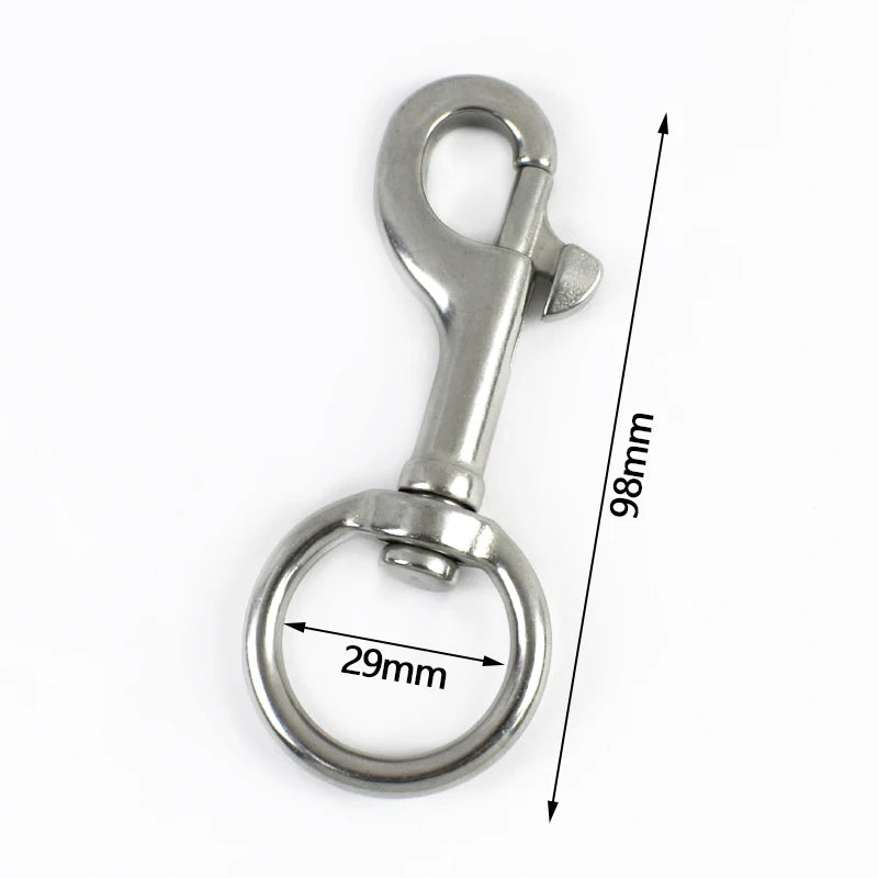 Vielseitiger Edelstahl Karabinerhaken für Taschen und DIY Projekte