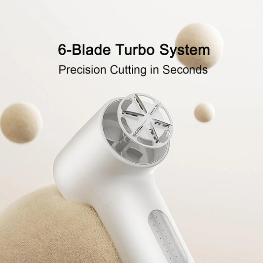 Wiederaufladbarer Xiaomi Fusselentferner mit 180 Minuten Akku und 6 Klingen