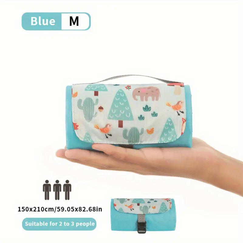 Wasserdichte faltbare Picknickmatte im praktischen Taschenformat