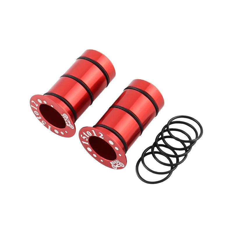 Fahrrad Nabenadapter 15mm auf 12mm für Vorderrad Steckachse Umbau