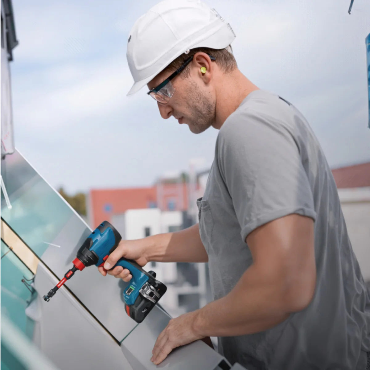 22-teiliges magnetisches Sechskant-Bit Set mit Organizer und Halter