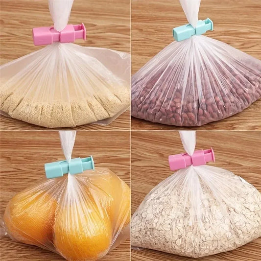 10er Set Lebensmittelclips für Snackbeutel - Feuchtigkeitsdicht & Frischhaltung