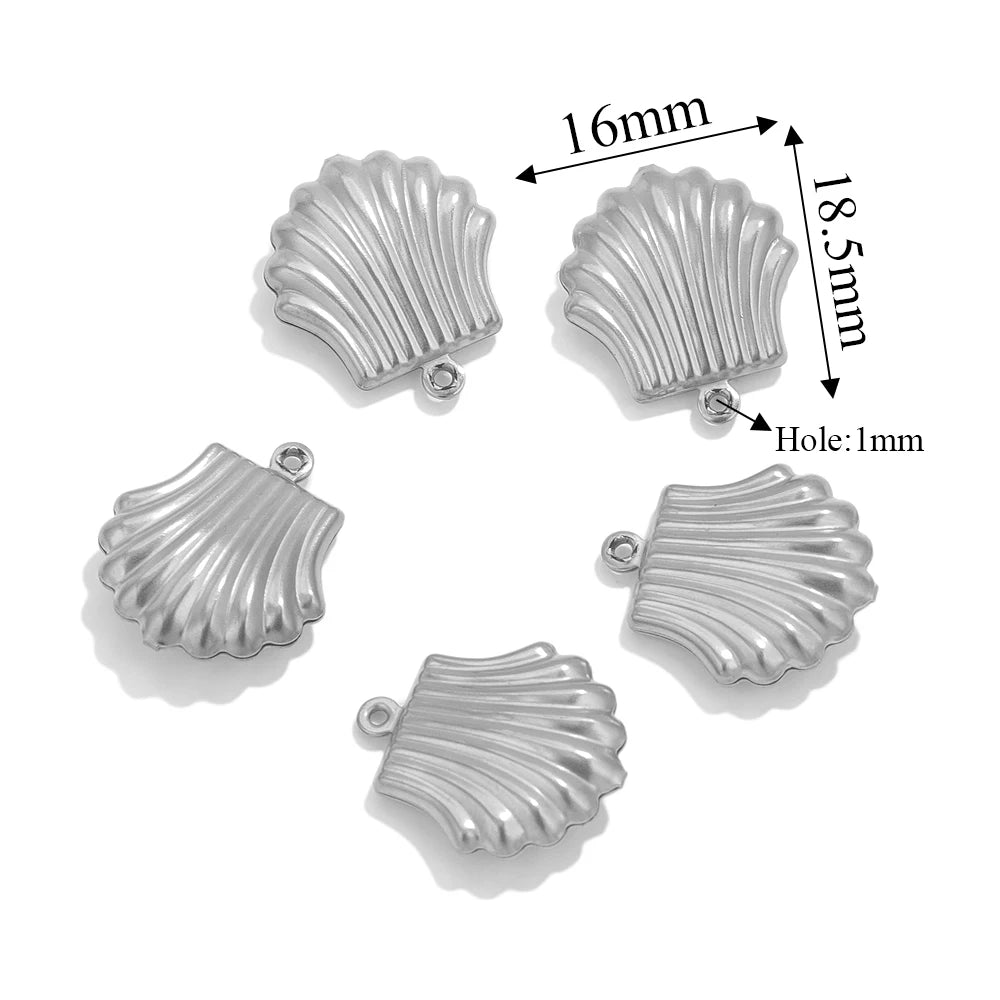 Maritime Edelstahl Gold Anhänger für individuelle Schmuckkreationen