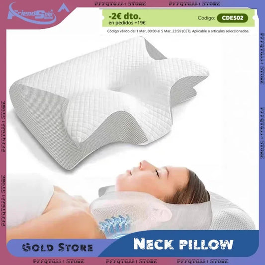 Konturiertes Memory-Schaum Nackenkissen für ergonomischen Schlafkomfort - Yabubest - Home & More