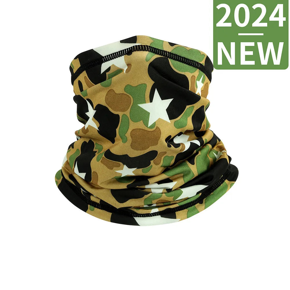 UV-Schutz Eisseide Hals-Gesichtsbedeckung Outdoor Sport Bandana Atmungsaktiv