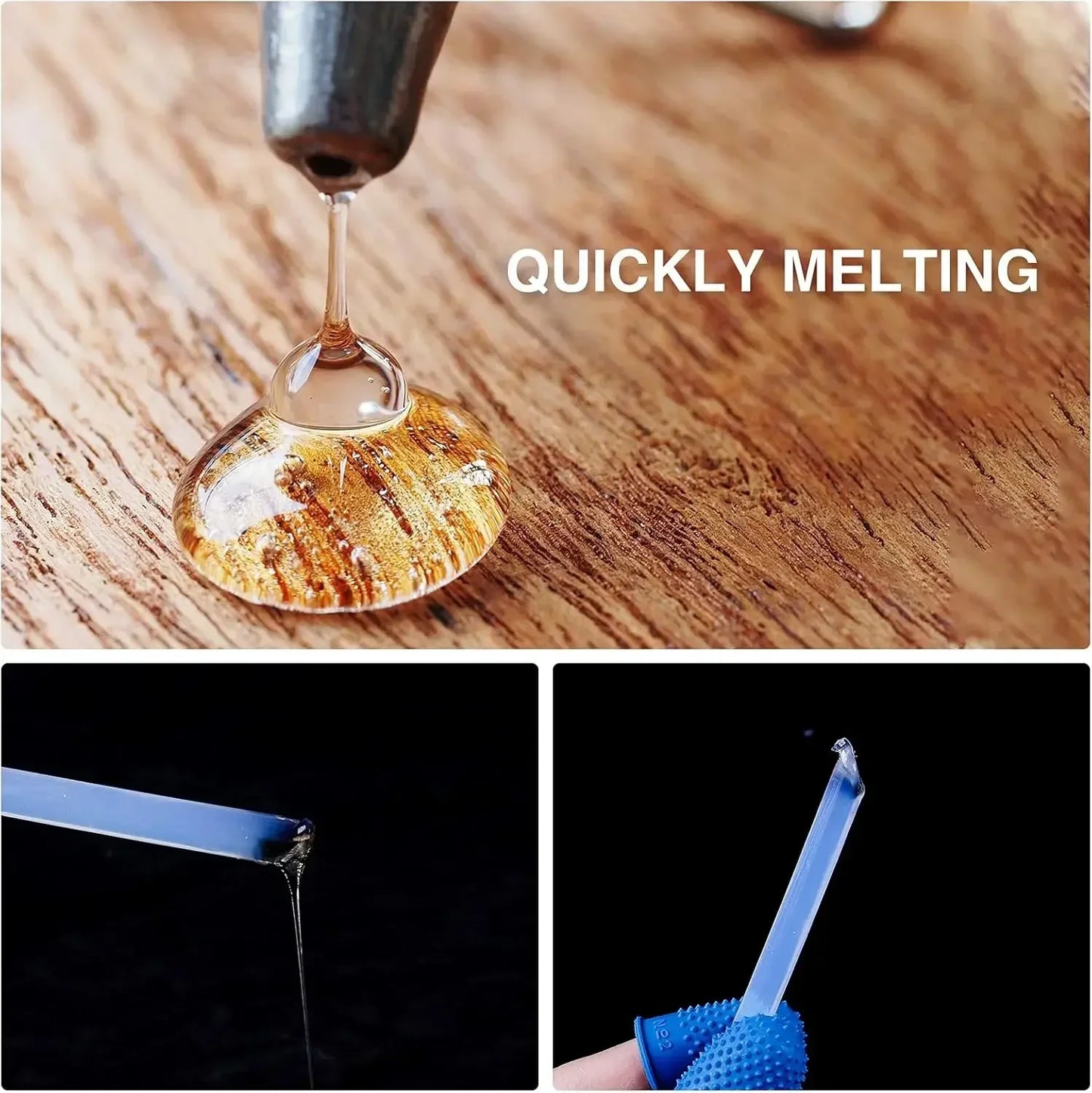 Transparente Heißklebestifte 7 und 11 mm für vielseitiges Heimwerken