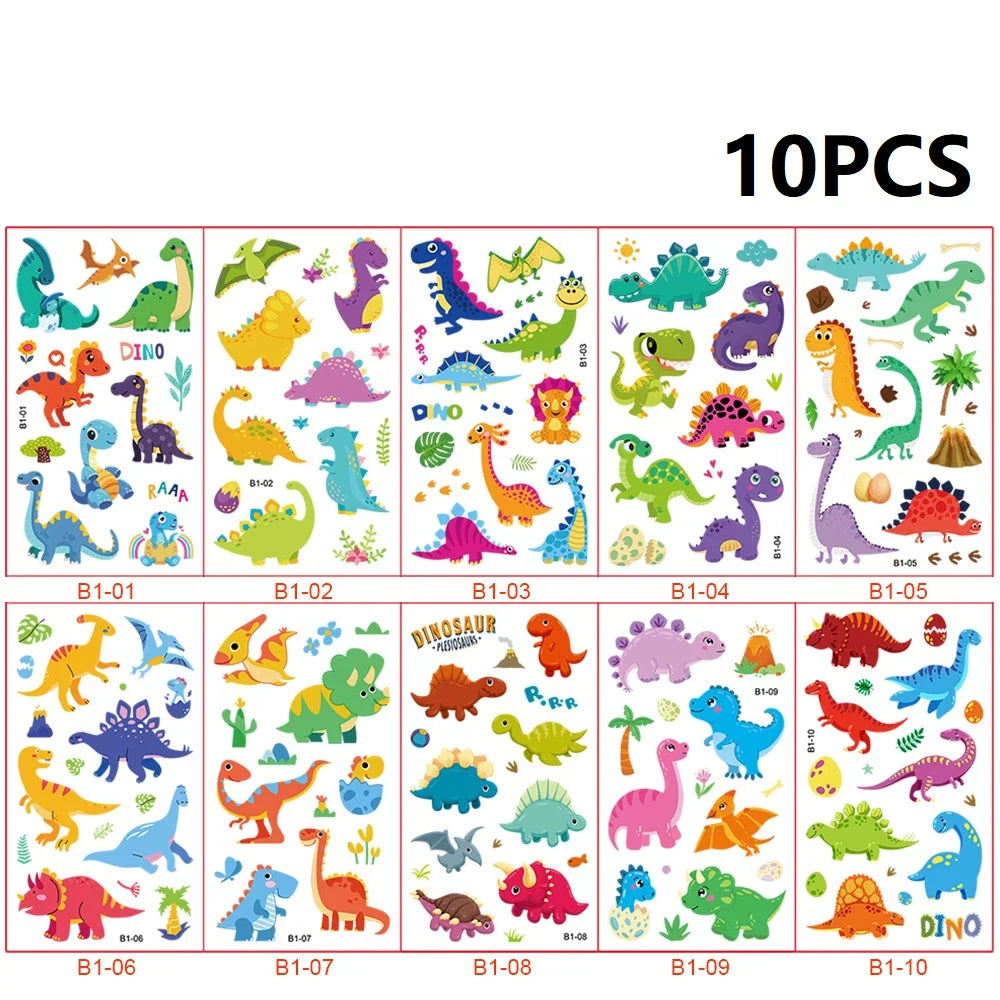 Temporäre Fußball Tattoos Set mit 10 wasserdichten Aufklebern