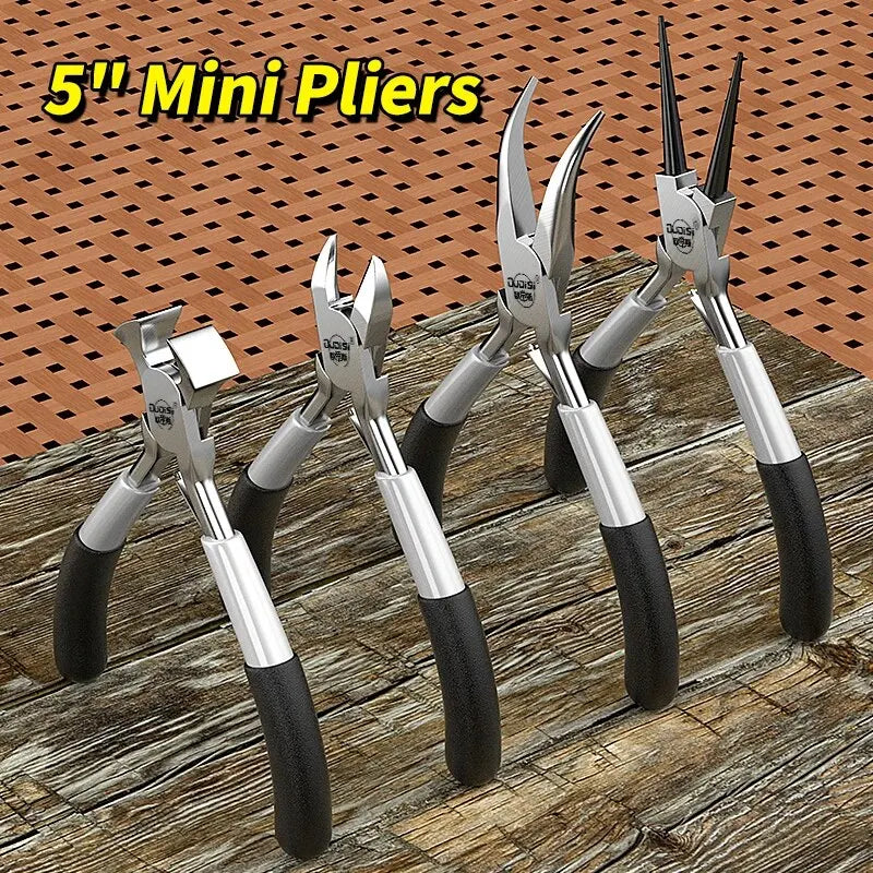 Präzisions Zange für Schmuck DIY - Handwerk – Diagonal Rund Spitz Gebogen