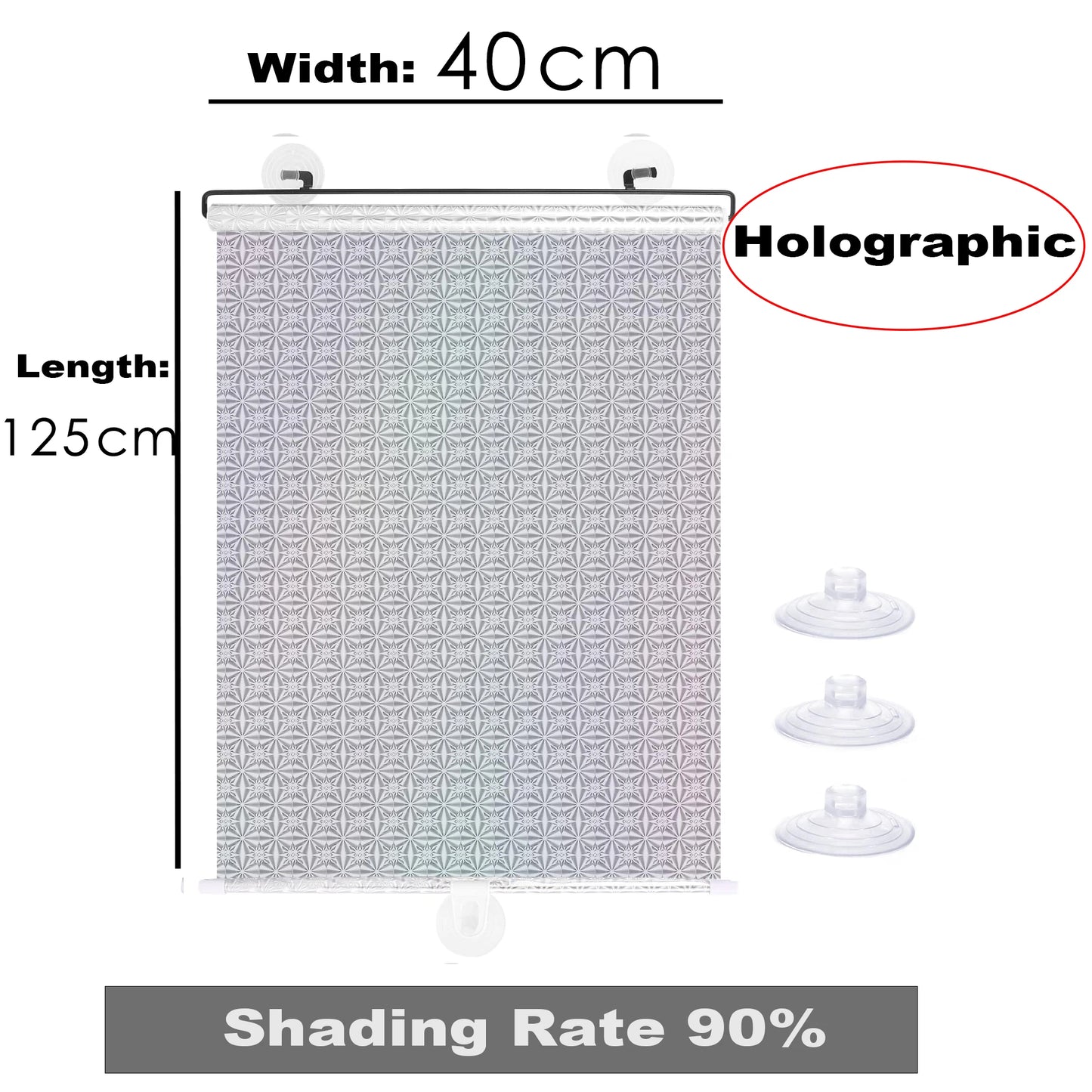Rollos Heimjalousien Fenster Verdunkelung Sonnenschutz nagelfrei Auto Schlafzimmer