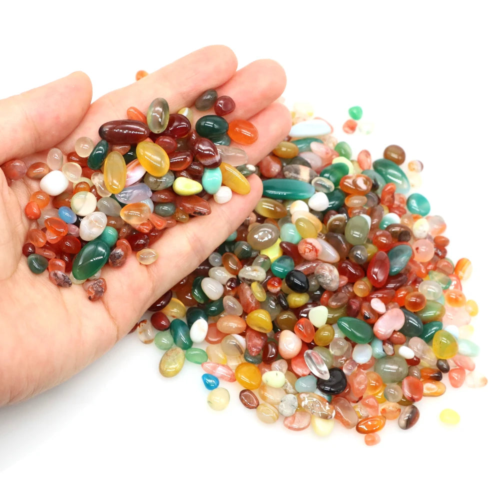 Naturstein Trommelkies Achat Quarz für Deko, Heilung & DIY Projekte