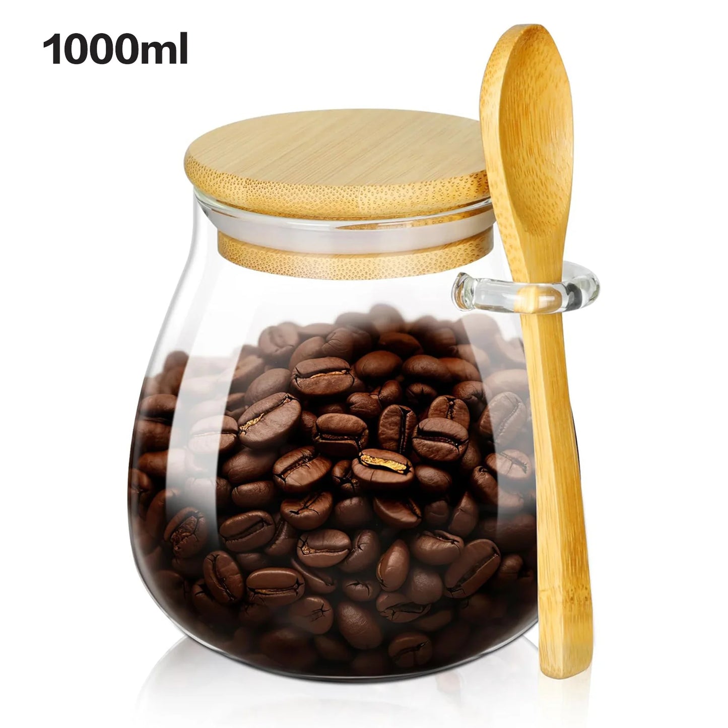 Frische - Ordnung: Luftdichter Glasbehälter 350–1000ml für Kaffee - Tee