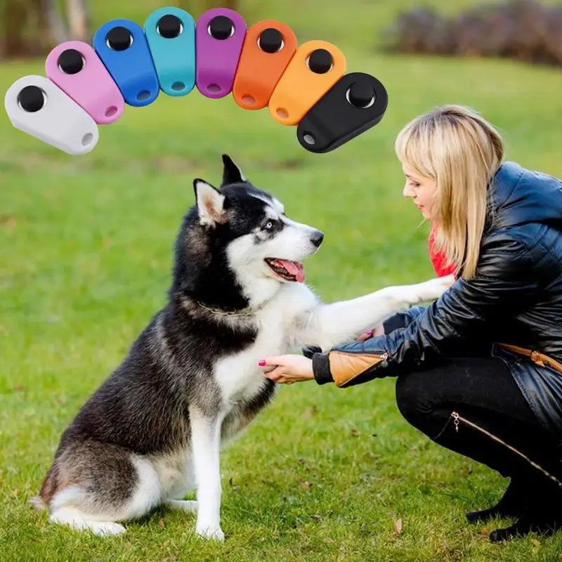 Hundetraining Clicker Kunststoff tragbar für Hunde und Katzen Training