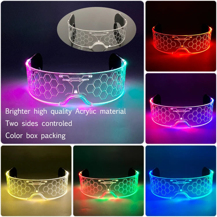 Leuchtende LED Partybrille für unvergessliche Anlässe