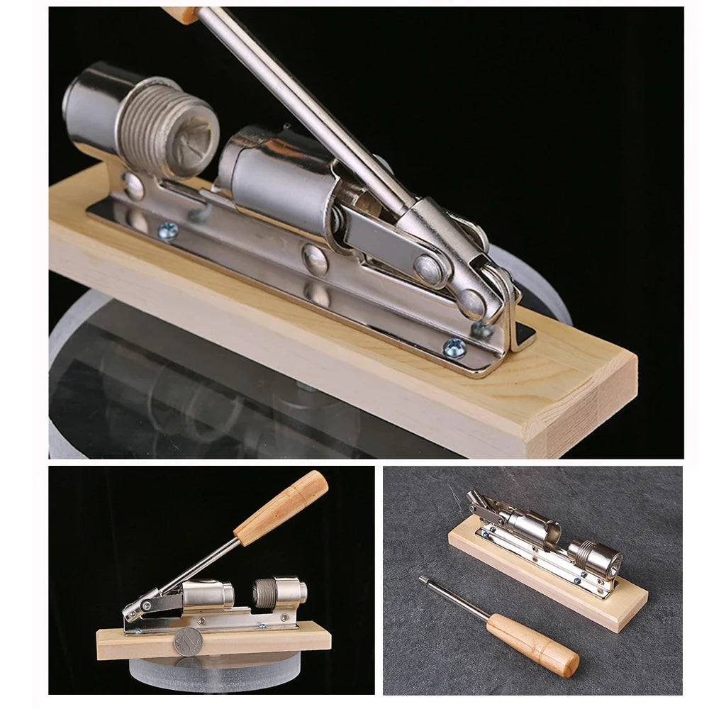 Manueller Nussknacker aus Edelstahl mit schneller Öffnerfunktion