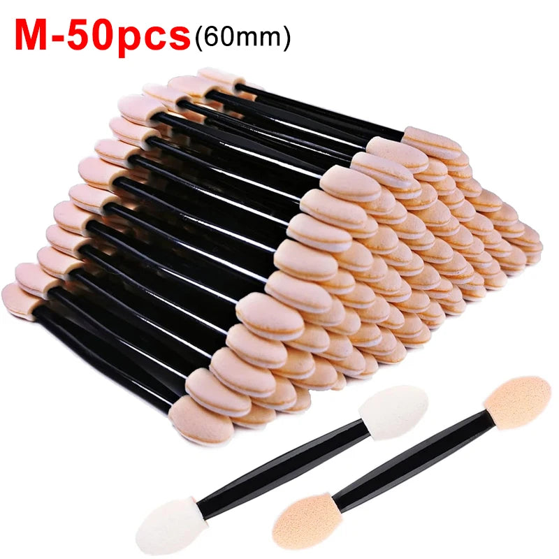 Praktische Einweg Lidschattenapplikatoren im 50er Set für präzises Make Up