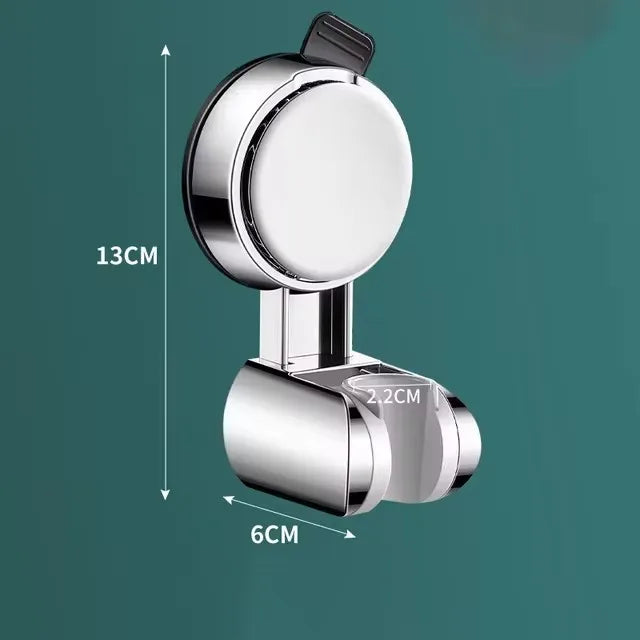 360° Verstellbarer Duschbrausehalter – Saugnapf Wandmontage, Stanzfrei