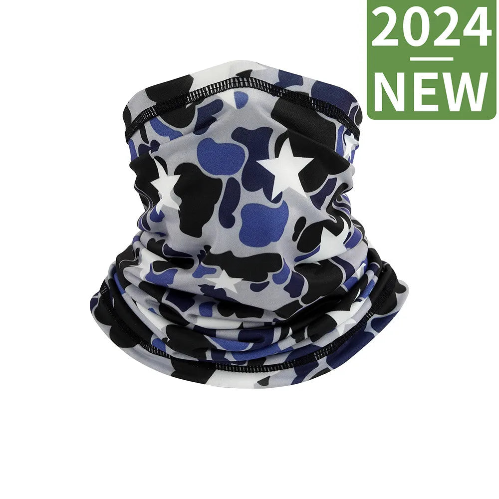 UV-Schutz Eisseide Hals-Gesichtsbedeckung Outdoor Sport Bandana Atmungsaktiv