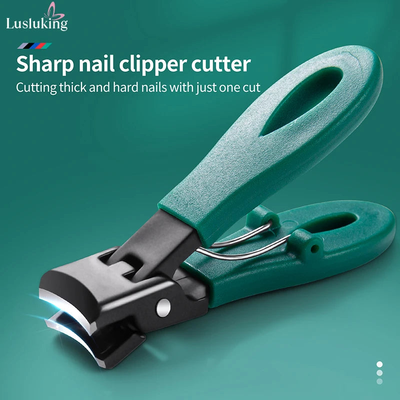 Präziser Nagelknipser für dicke Nägel mit 8mm Öffnung, Edelstahl - Anti-Rutsch-Griff