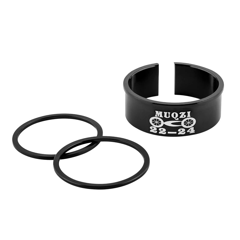 Fahrrad Tretlager Adapter 24mm auf 22mm MTB Rennrad Umwandlung Ring Aluminium