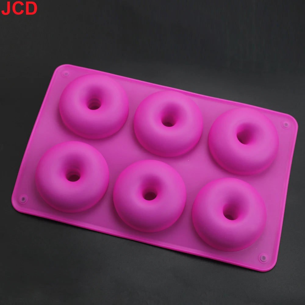Antihaft Silikon Backform für perfekte 6 Donuts, Bagels oder Cupcakes