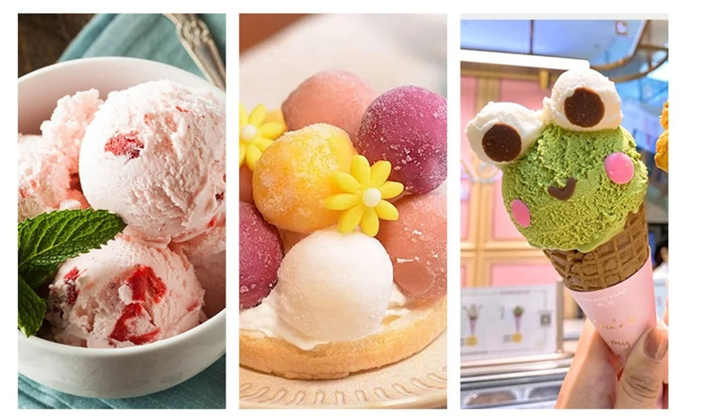 Praktische Eisschaufel aus Edelstahl für Keksteig und Eis