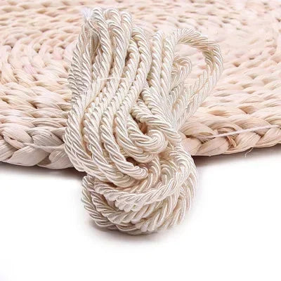3mm Polyester Seil 3-Strang gedreht – DIY, Heimtextilien, Taschen, Deko Schnur