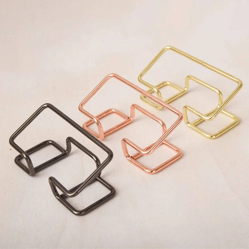 Metall Visitenkartenhalter für Schreibtisch mit stilvollem Design