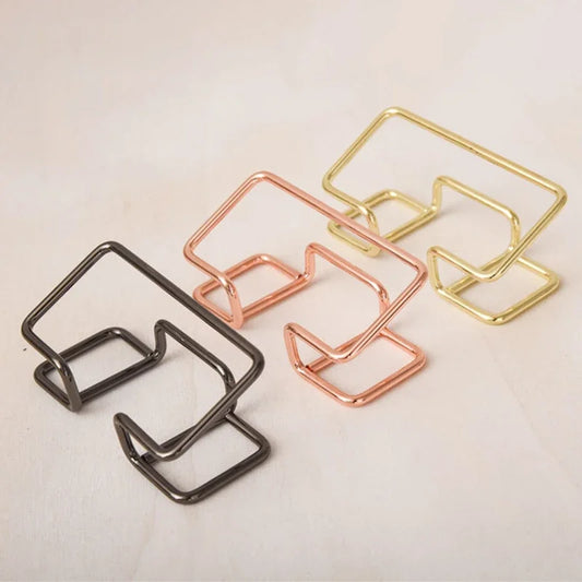 Metall Visitenkartenhalter für Schreibtisch mit stilvollem Design
