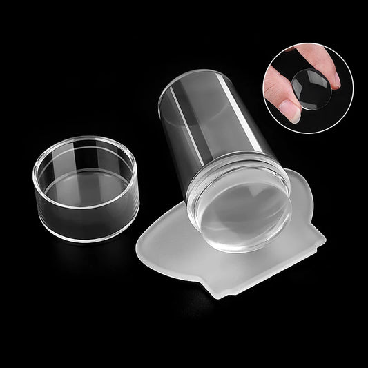 Kunstnägel Stamping Platten Kit mit Schablonen und Zubehör