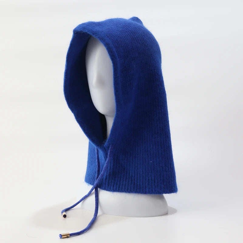 Warme Unisex Sturmhaube mit Schal und Kapuze für den Winter