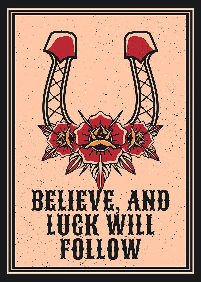 Buntes Poster mit abstrakten Blumenmustern für moderne Wandgestaltung