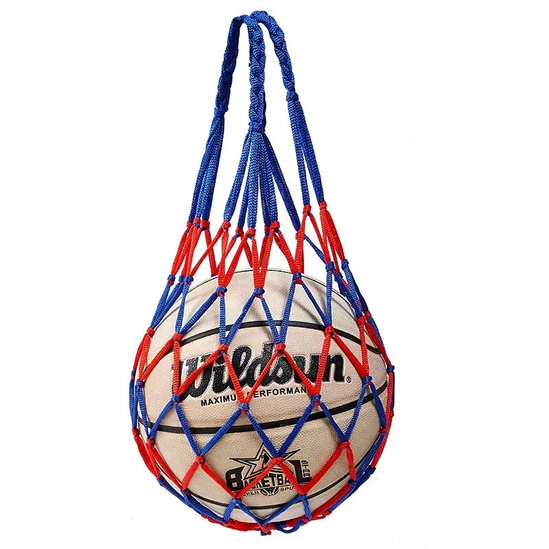 Fußball Netz Tasche aus Nylon für Sport Ball Aufbewahrung Tragbar