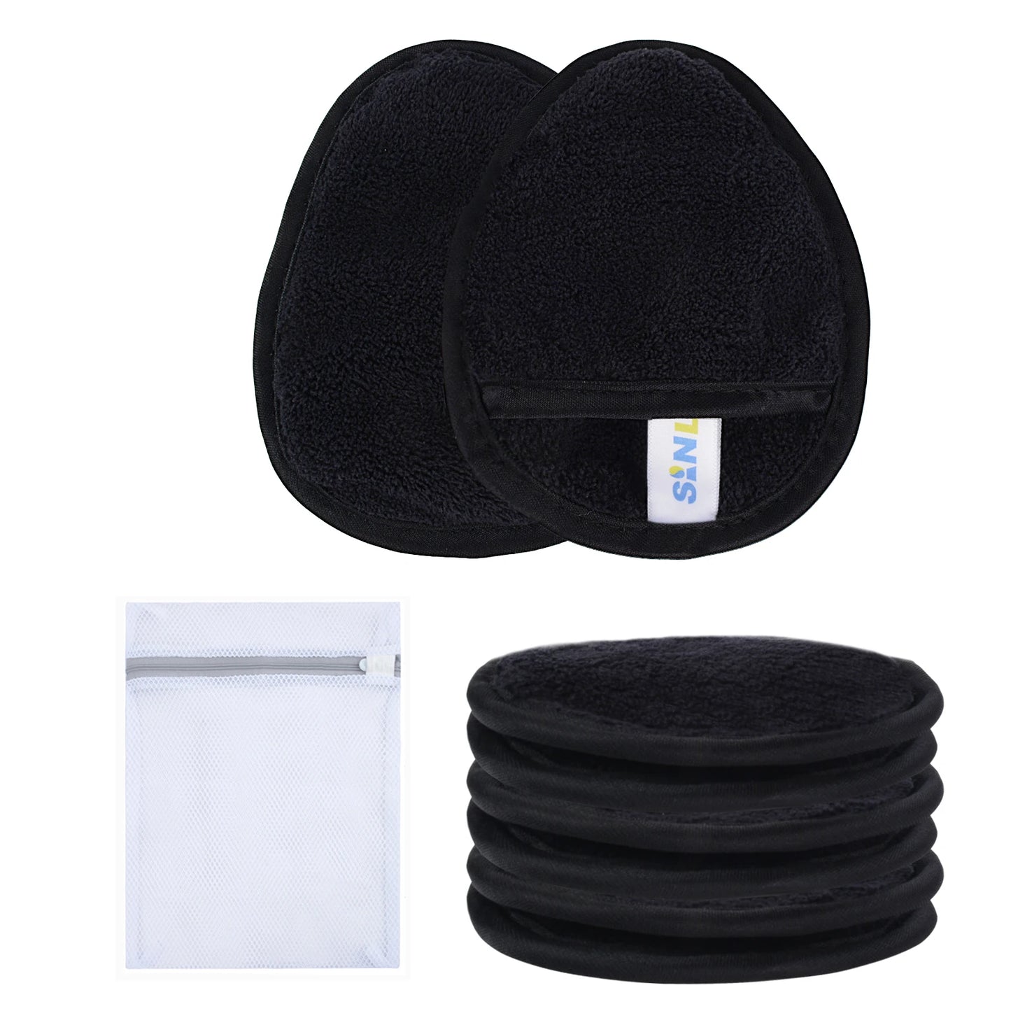 Sanfte wiederverwendbare Mikrofasern Make up Entferner Pads