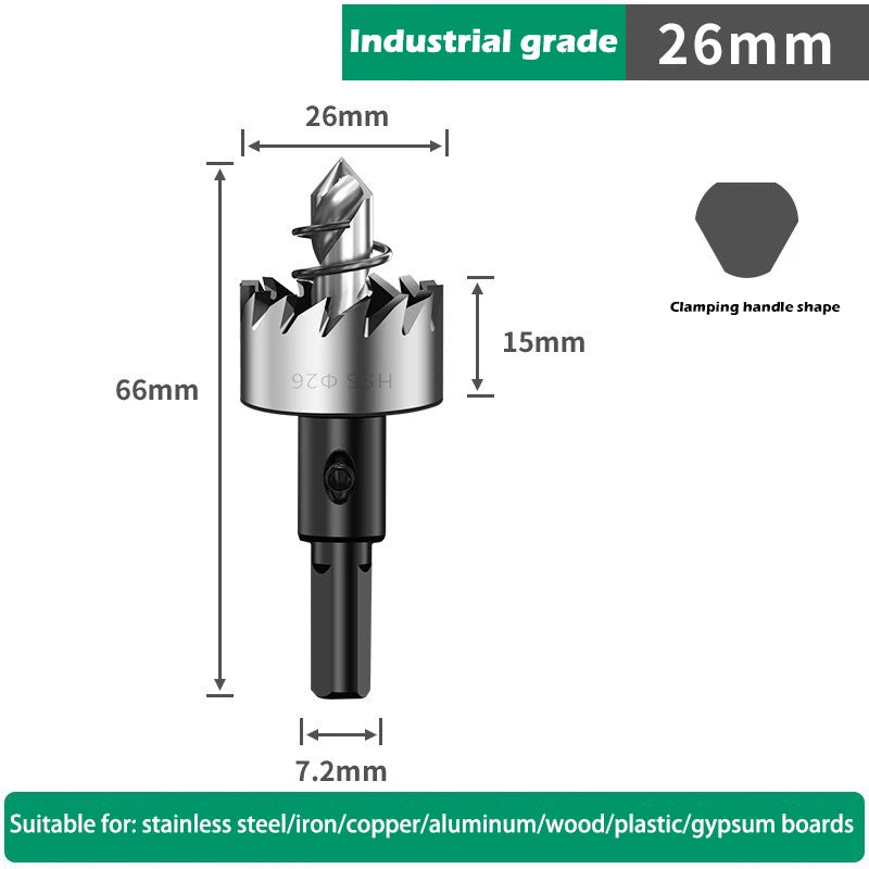 12-100mm HSS Lochsägen Set für Metall Holz Kunststoff