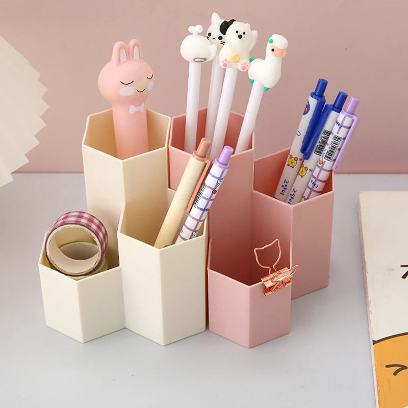 3 Fächer Stifthalter Schreibtisch Organizer Kunststoff Stiftehalter Büro