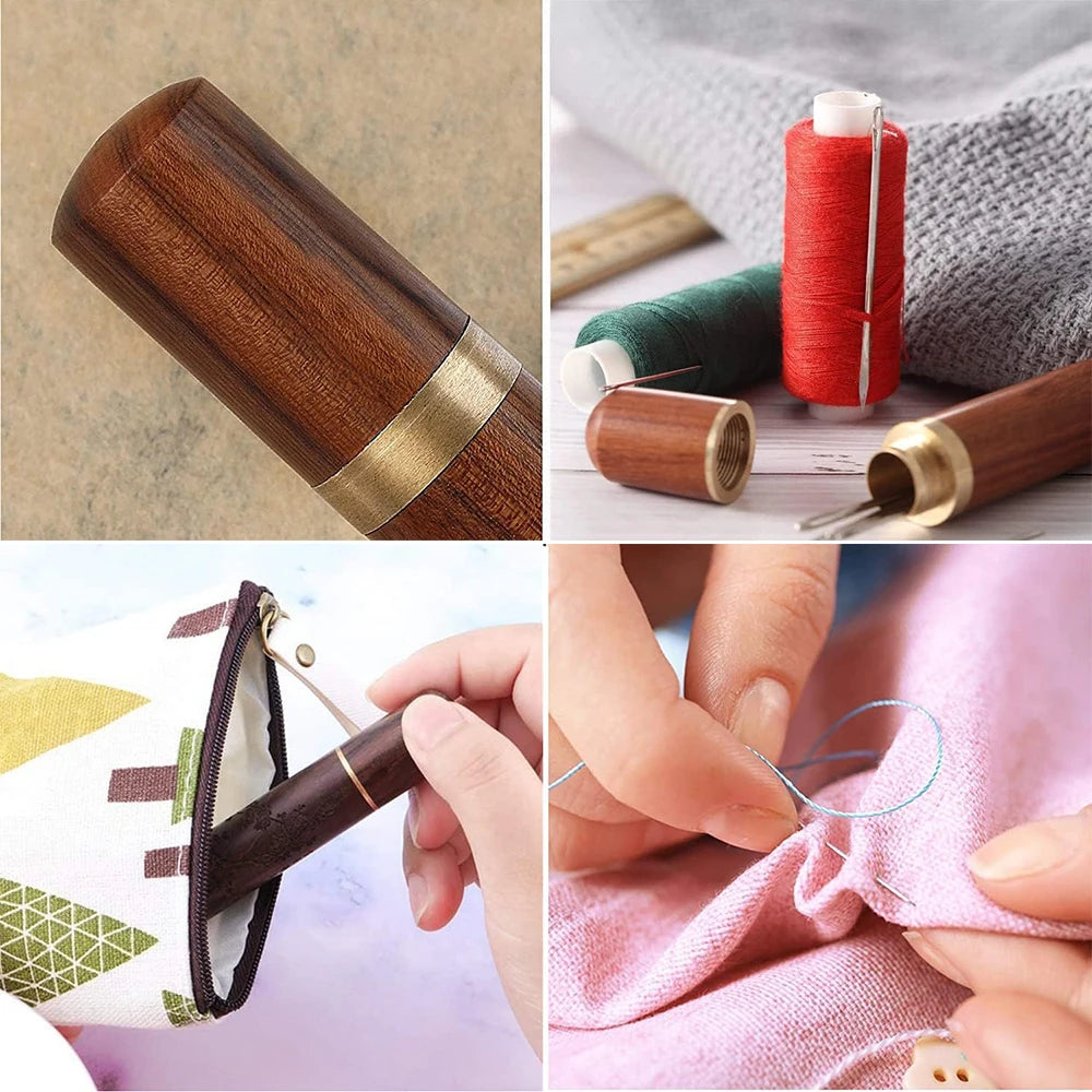 Edelstahl Blindnadeln mit Seitlichen Löchern zum Nähen und Einfädeln