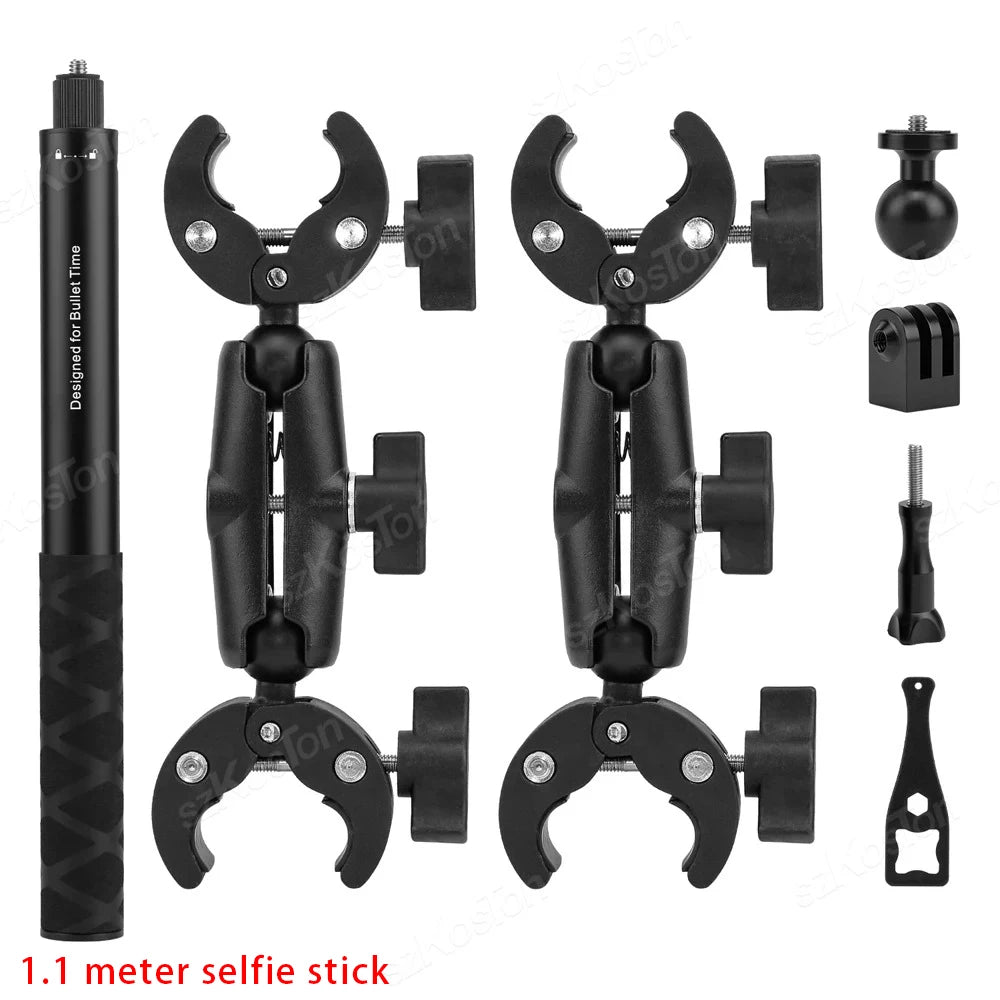 Universelle Halterung für Motorrad Fahrrad und Action Kameras