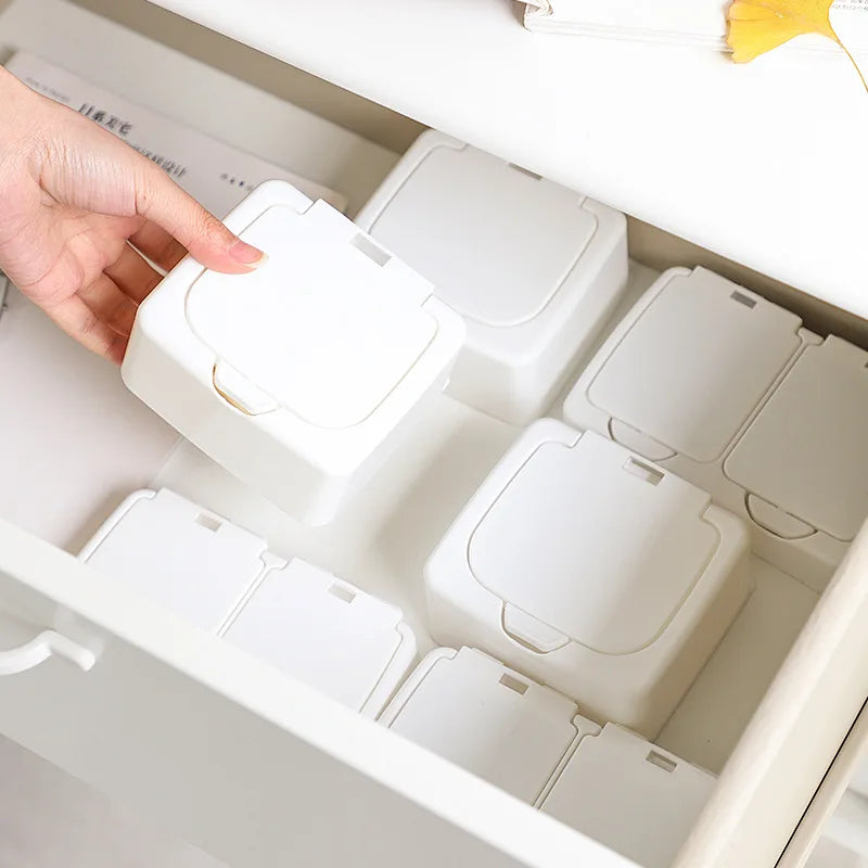 Mini Desktop Aufbewahrungsbox mit Pop-Up Deckel für Kleinigkeiten