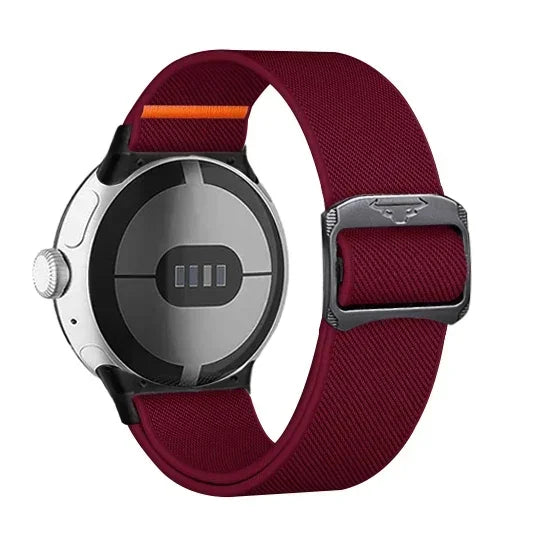 Nylon Gummiband Elastisch Armband für Google Pixel Watch 41mm und 45mm