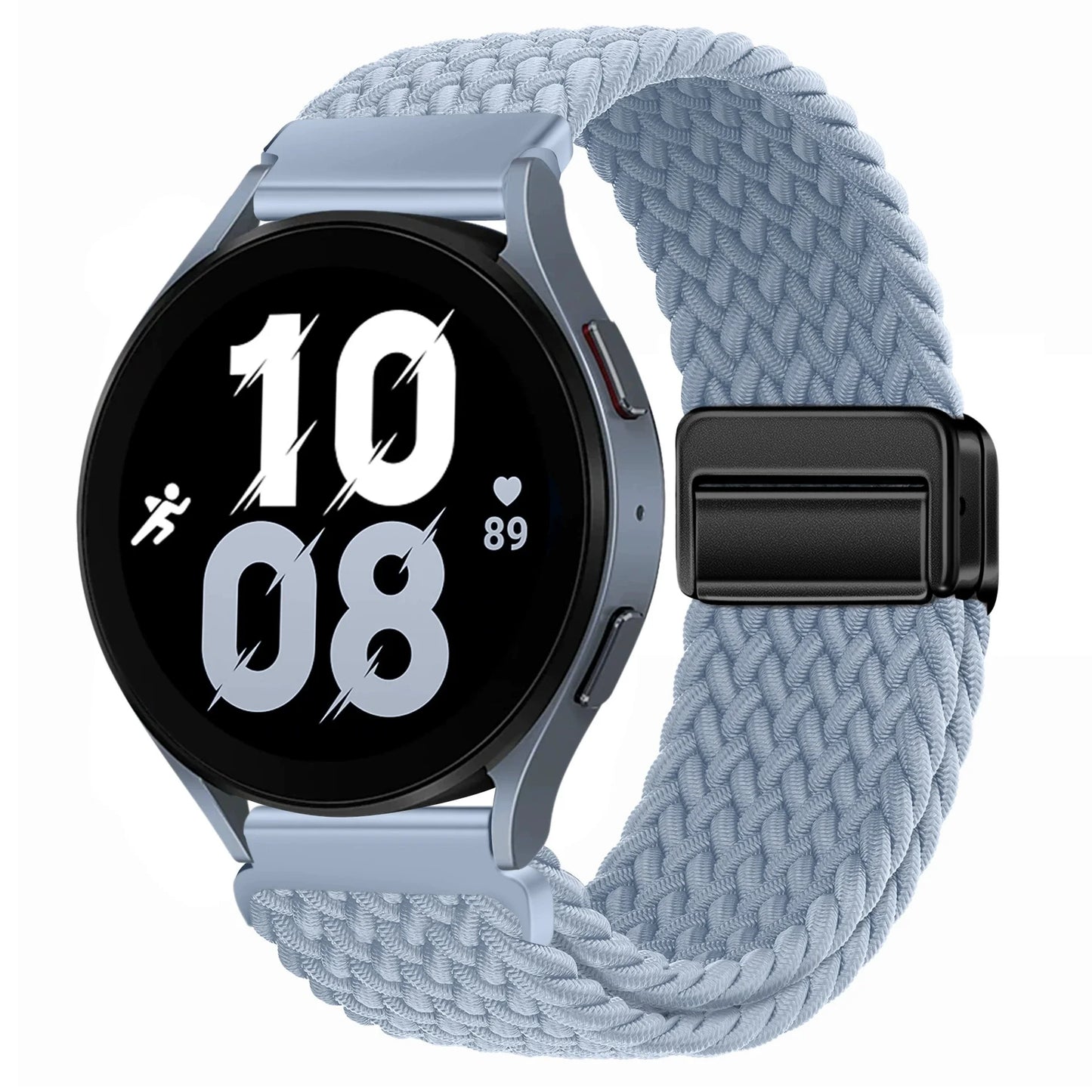 Magnetisches Nylonarmband 20/22mm für Smartwatches mit Schlaufenverschluss