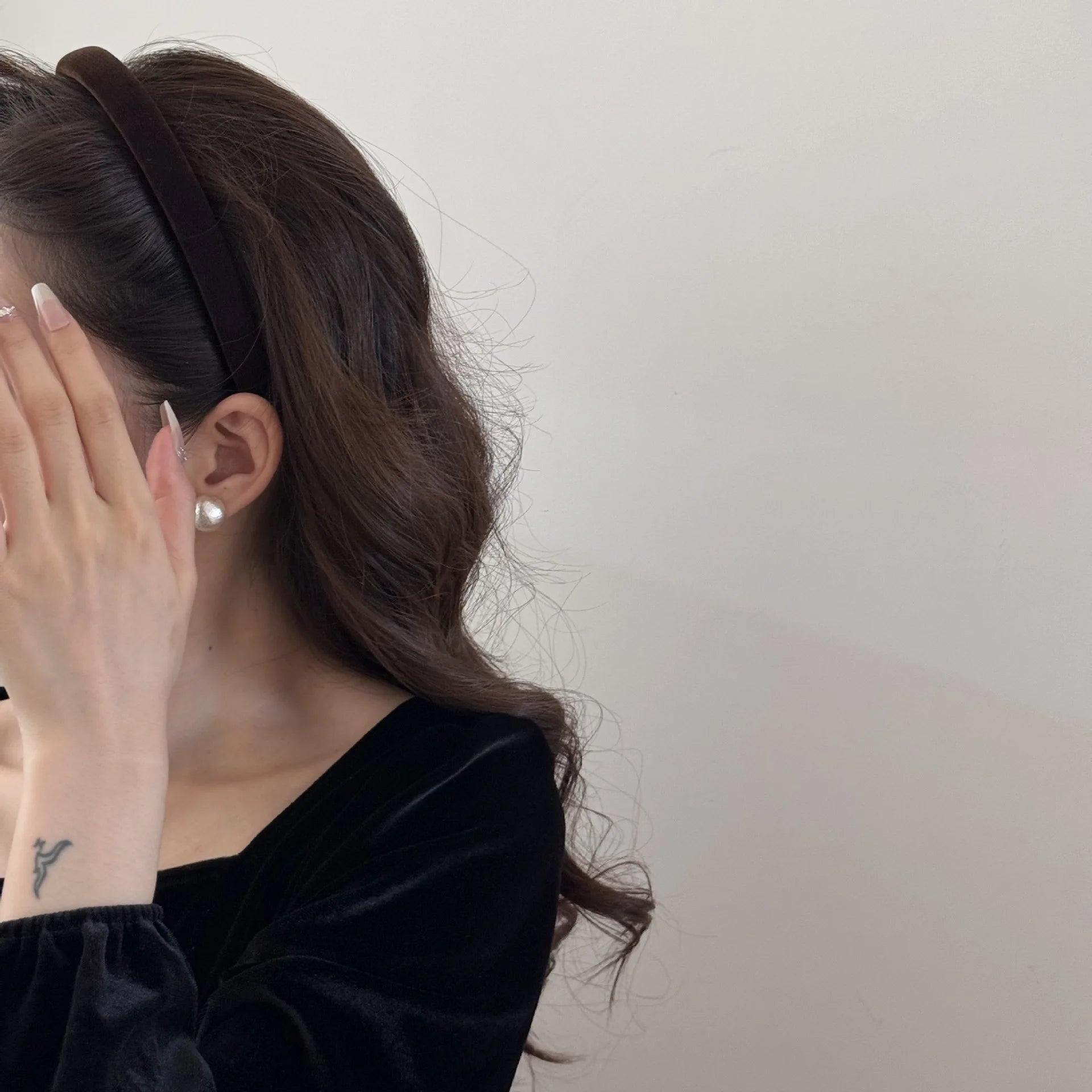 Elegante Damen Stirnbänder aus Samt mit rutschfester Passform-Yabubestshop